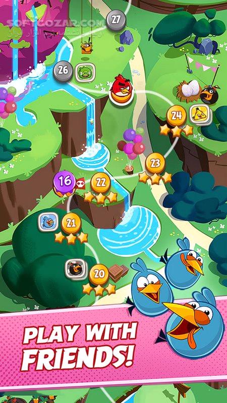 دانلود Angry Birds Blast 2.6.8 For Android +4.0 - دانلود Angry Birds Blast برای اندروید - سافت گذر