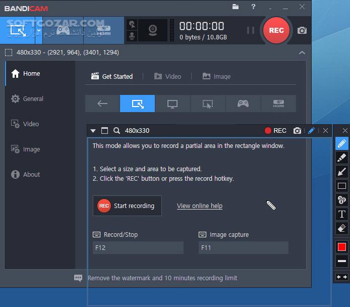 دانلود Bandicam 8.1.0.2516 - دانلود بندی کم - سافت گذر