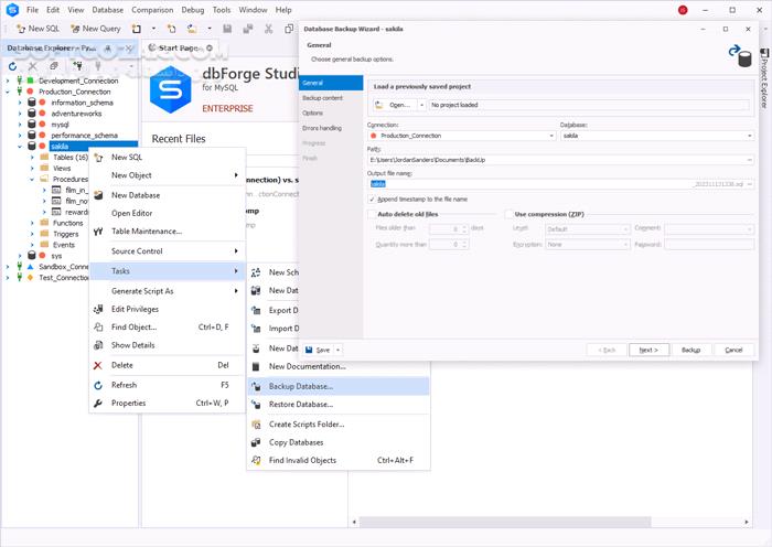 دانلود dbForge Studio for MySQL Enterprise 2025.3.61 (x64) - دانلود مدیریت پایگاه‌های داده مای‌اس‌کیوال - سافت گذر
