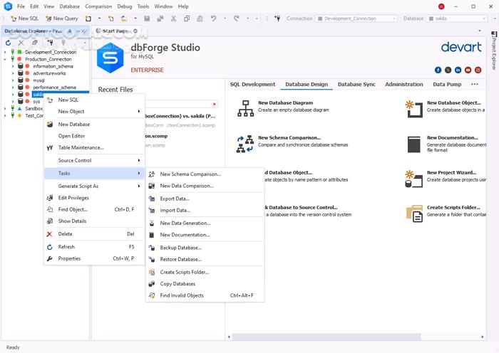 دانلود dbForge Studio for MySQL Enterprise 2025.3.61 (x64) - دانلود مدیریت پایگاه‌های داده مای‌اس‌کیوال - سافت گذر