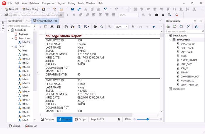 دانلود dbForge Studio for Oracle Enterprise 2025.3.61 (x64) - دانلود مدیریت پایگاه‌های داده اوراکل - سافت گذر