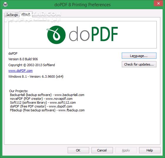 دانلود doPDF 11.9.491 - دانلود ساخت pdf - سافت گذر