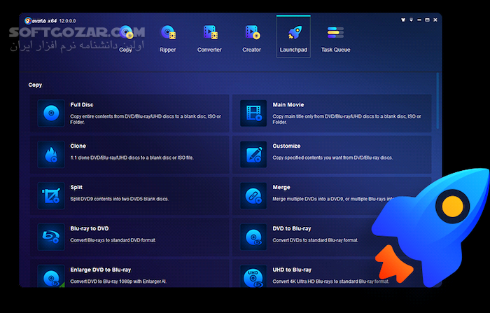 دانلود DVDFab 13.0.3.4 + Portable / Passkey / macOS - دانلود نرم افزار رایت DVD - سافت گذر