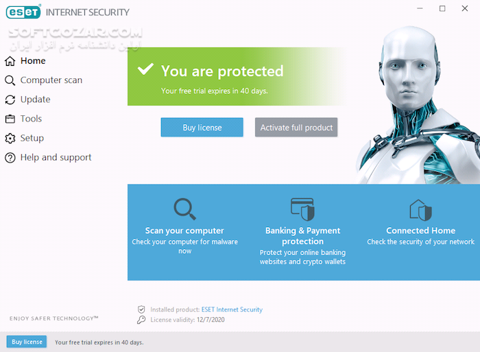 دانلود ESET NOD32 Antivirus / ESET Internet Security / ESET Smart Security Premium 18.1.10.0 - دانلود ایست نود 32 - سافت گذر