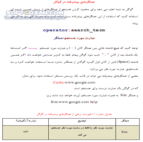 دانلود راهنمای تصویری استفاده از گوگل - دانلود کتاب راهنمای تصویری استفاده از گوگل همراه با امکانات و سرویسهای دیگر گوگل - سافت گذر