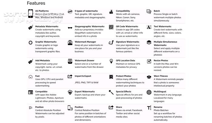 دانلود iWatermark Pro 2 v4.0.35 (x64) - دانلود قرار دادن واترمارک روی عکس - سافت گذر
