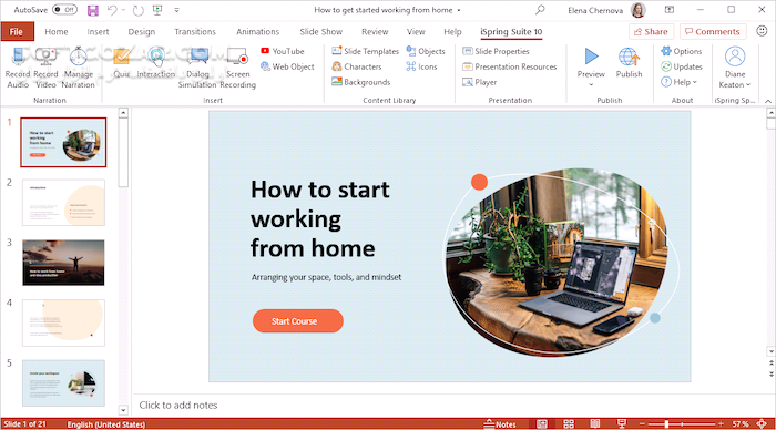 دانلود iSpring Suite 11.9.0 Build 4 - دانلود نرم افزار ساخت آموزش های الکترونیکی مجازی - سافت گذر