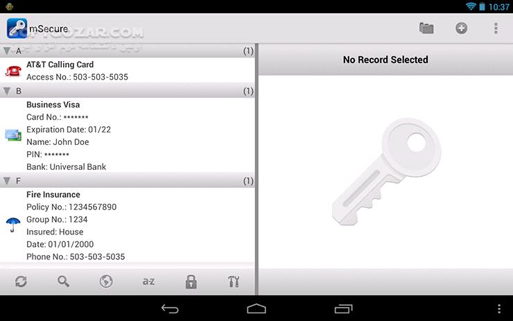 mSecure 5 5 6 for Android تصاویر نرم افزار  - سافت گذر
