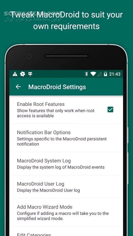 دانلود MacroDroid – Device Automation Pro 5.53.11 for Android +5.0 - دانلود ماکرودروید برای اندروید - سافت گذر