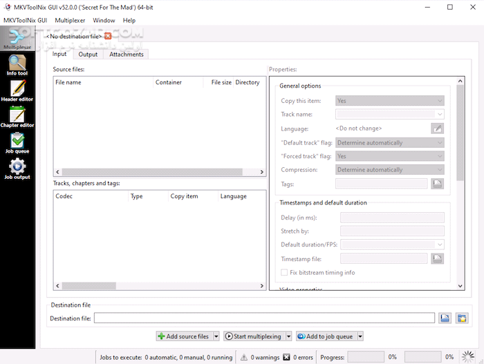 دانلود MKVToolNix 91.0.0 Win/Mac/Linux + Portable - دانلود اضافه کردن زیرنویس به فیلم - سافت گذر
