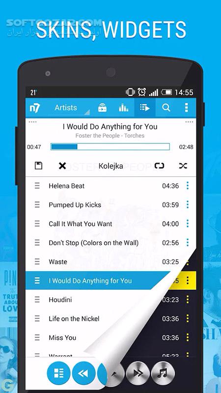 دانلود n7player Music Player Premium 3.1.2 for Android +4.1 - دانلود پلیر صوتی ان7 برای اندروید - سافت گذر