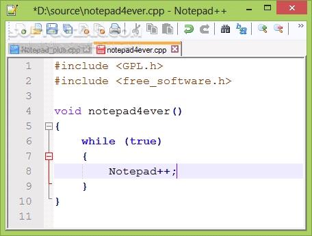 دانلود Notepad++ 8.7.9 + Portable - دانلود ویرایشگر متن نوت پد پلاس پلاس - سافت گذر