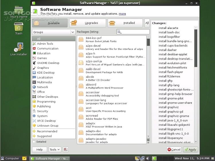 Linux openSUSE Tumbleweed 84 87 Leap 15 5 42 3 تصاویر نرم افزار  - سافت گذر