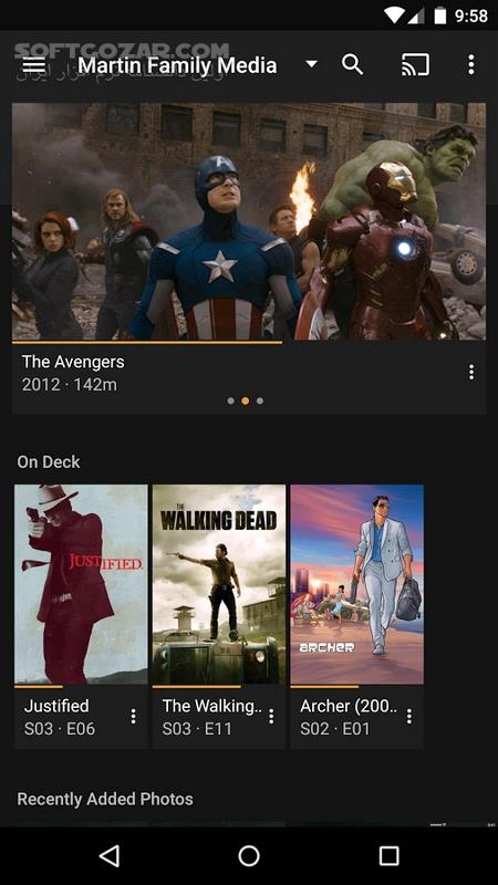دانلود Plex for Android Full 10.26.0.2578 for Android +5.0 - دانلود پلکس برای اندروید - سافت گذر