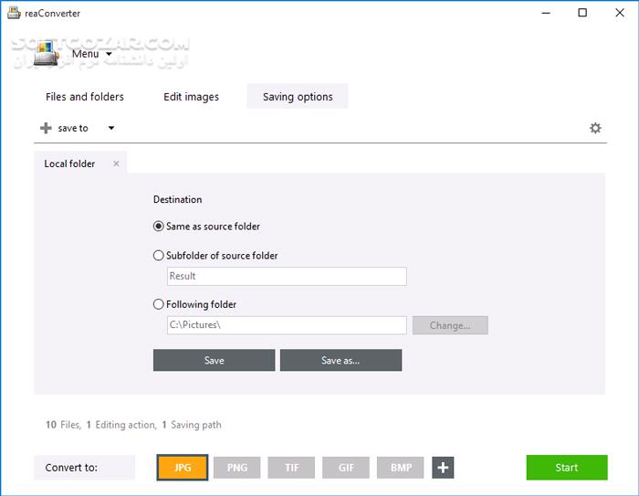 دانلود reaConverter Pro 7.805 - دانلود ویرایش و تبدیل فرمت گروهی تصاویر - سافت گذر