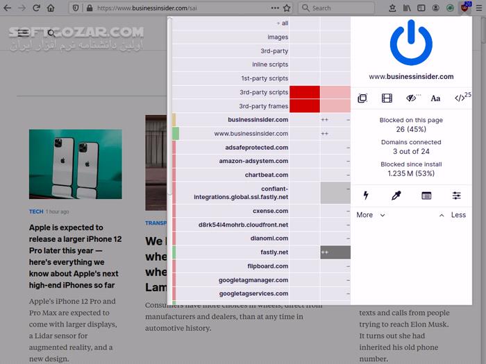 دانلود uBlock Origin (uBO) v1.73.0 - دانلود افزونه مسدودکننده تبلیغات - سافت گذر