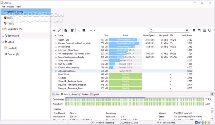 دانلود μTorrent Pro 3.6.0 Build 47062 - دانلود دانلود از توررنت - سافت گذر