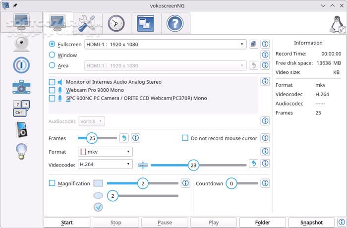 دانلود vokoscreenNG 4.5.0 - دانلود فیلمبرداری از دسکتاپ - سافت گذر