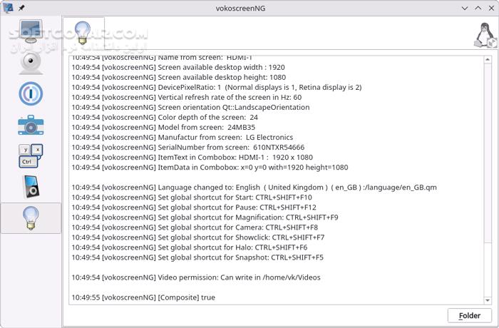 دانلود vokoscreenNG 4.5.0 - دانلود فیلمبرداری از دسکتاپ - سافت گذر