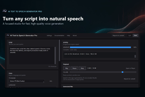 دانلود AI Text To Speech Generator Pro 1.2.4