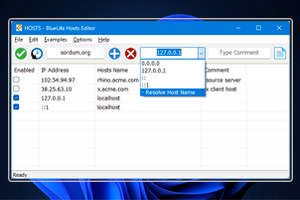 دانلود BlueLife Hosts Editor 1.6