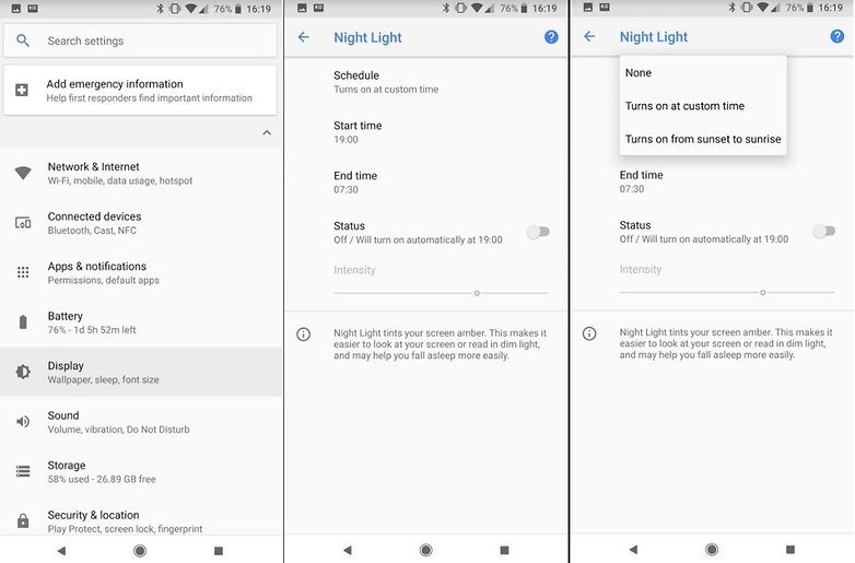 اپلیکیشن اندروید حالت شب Night Mode گوگل پلی استور