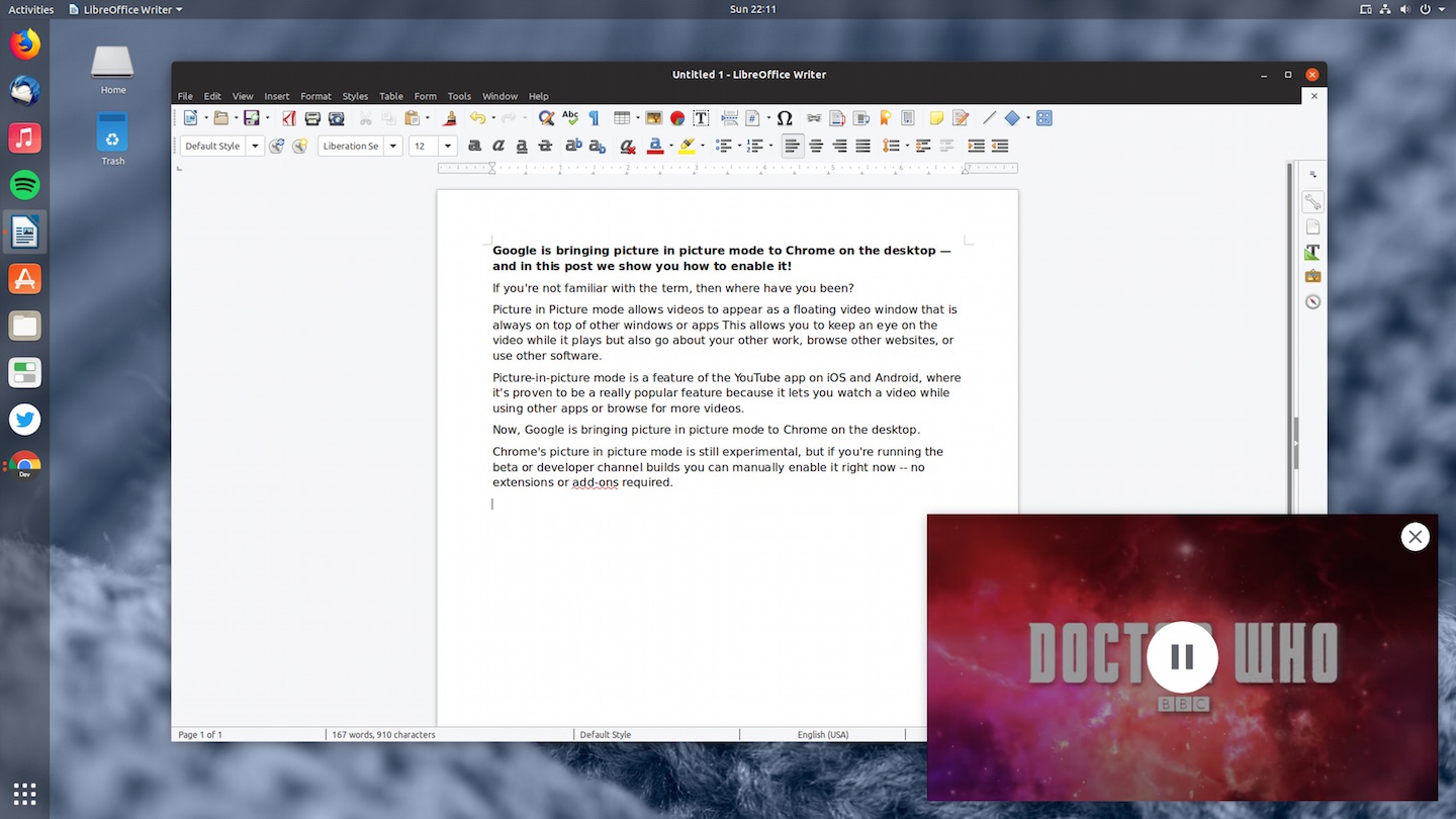 گوگل گوگل کروم تصویر در تصویر PiP مرورگر