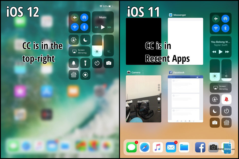 اپل آیپد آیفون iOS iOS 11 iOS 12 آیفون ایکس آیپد پرو