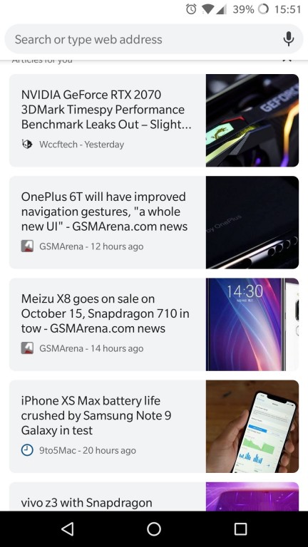 گوگل اندروید گوگل کروم مرورگر