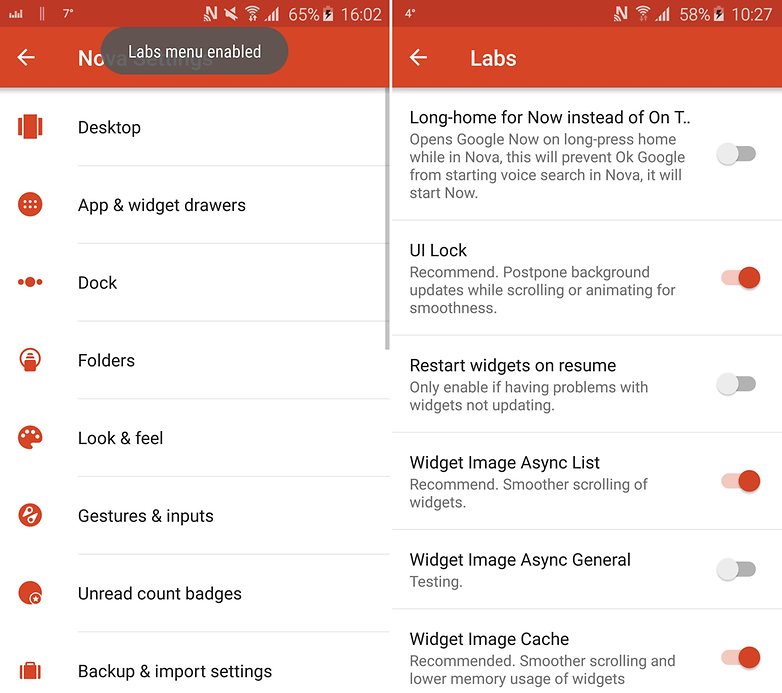 لانچر لانچر Nova اندروید Nova Launcher