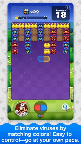 پازل Dr. Mario World بازی نینتندو