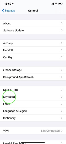 iOS iOS 13 کیبورد صفحه کلید اپل