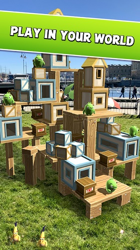پرندگان خشمگین بازی پرندگان خشمگین Angry Birds AR: Isle of Pigs بازی اندروید بازی iOS