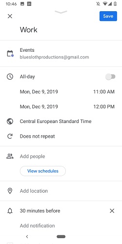 Google Calendar تقویم اندروید گوگل اپلیکیشن