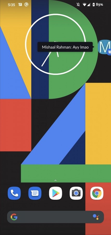 گوگل فیسبوک مسنجر Chat Heads Google Messages اندروید