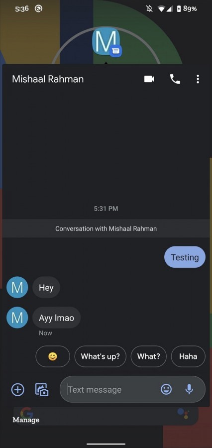 گوگل فیسبوک مسنجر Chat Heads Google Messages اندروید