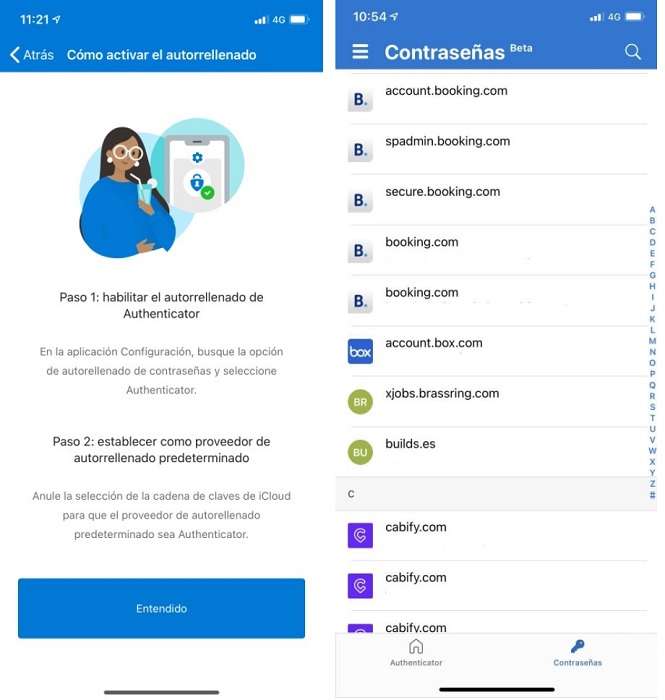 مایکروسافت Microsoft Authenticator iOS سیستم عامل سیستم عامل iOS