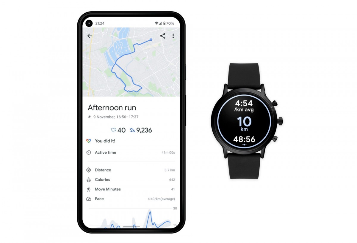 گوگل گوگل فیت WearOS Google Fit سیستم عامل WearOS