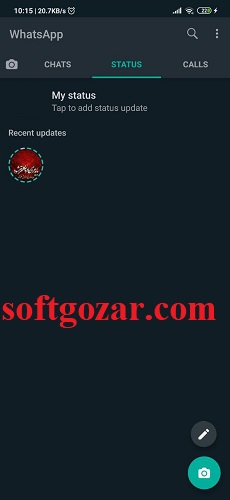 واتساپ اندروید سیستم عامل حالت تیره دارک مد