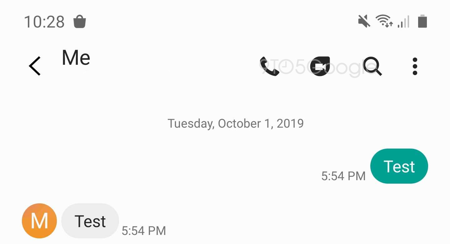 سامسونگ Samsung Messages Google Duo RCS اپلیکیشن پیامرسان گوگل