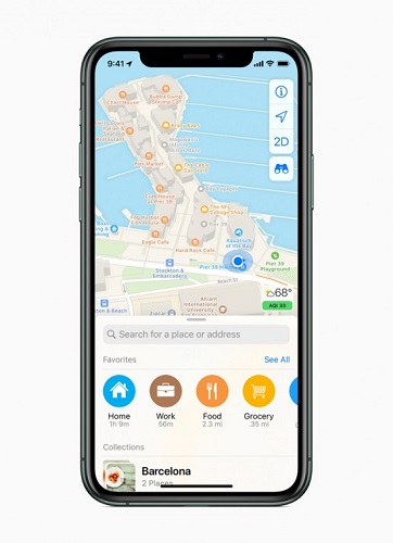 اپل اپل مپس گوگل مپس گوگل نرمافزار مسیریابی اپل