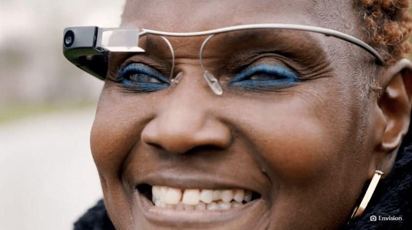 عینک هوش مصنوعی گوگل Envision Google Glass
