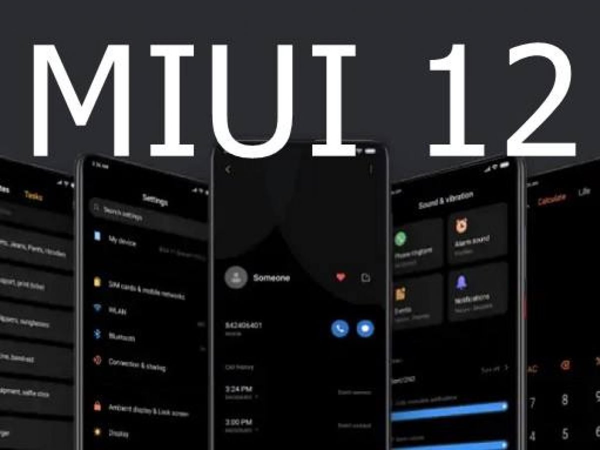 MIUI شیائومی رابط کاربری MIUI رابط کاربری شیائومی MIUI 12