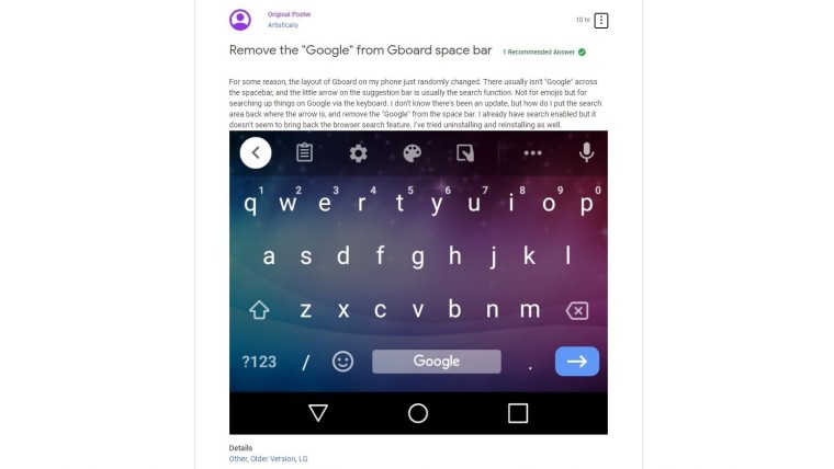 گوگل Gboard کیبورد صفحه کلید کیبورد گوگل