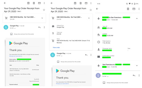 گوگل Gmail جیمیل iOS اندروید