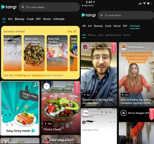 Tangi گوگل تانگی اندروید iOS