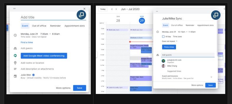 گوگل تقویم گوگل Google Calendar