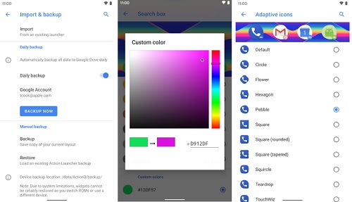 لانچر لانچر اکشن اکشن لانچر Action Launcher اندروید