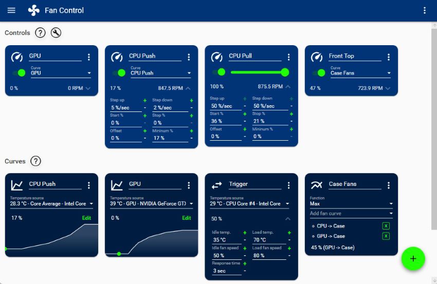 نرم افزار Fan Control کنترل پیشرفته فنهای CPU و GPU