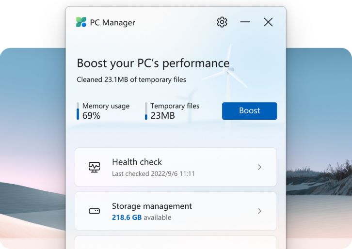 بهینه سازی سریع و آسان ویندوز با Microsoft PC Manager